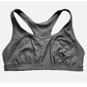Womens Size Large Gray XERSION Athletic Running Yoga Compression Sports Bra Grey